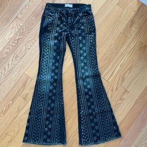 FREE PEOPLE Mantra Printed Bell Bottoms